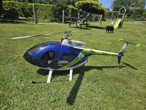 hugue 500 / t-rex 600 nitro, Hobby en Vrije tijd, Modelbouw | Radiografisch | Helikopters en Quadcopters, Zo goed als nieuw, Helikopter