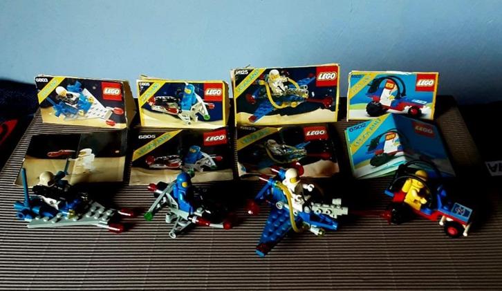 4 Vintage LEGO sets 6803 - 6805 - 6825 - 6502, Kinderen en Baby's, Speelgoed | Duplo en Lego, Gebruikt, Lego, Complete set, Ophalen of Verzenden