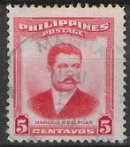 Filipijnen 1952 - Yvert 399 - Marcelo Hilario del Pilar (ST), Verzenden, Gestempeld