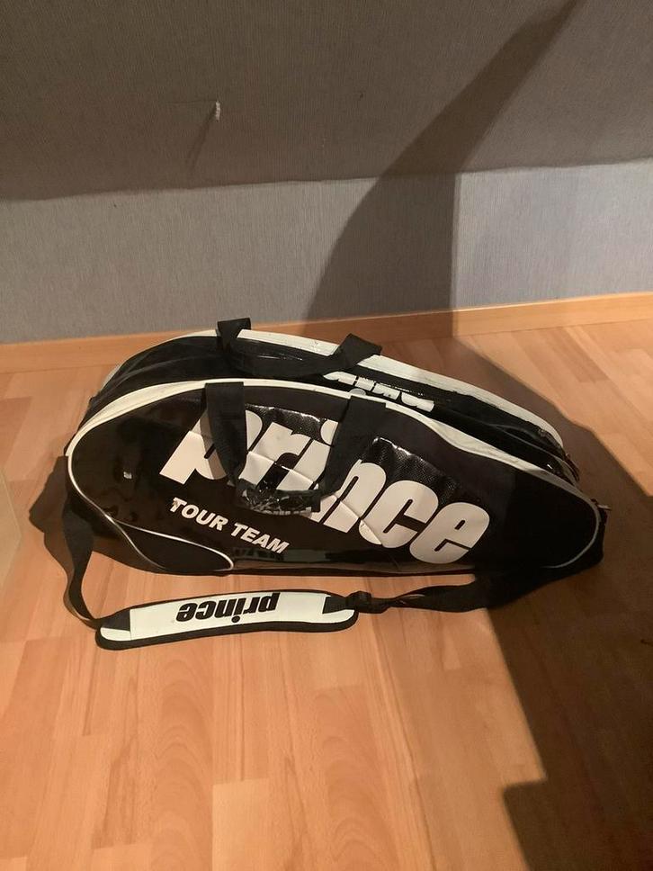 Prince tennisrackets (2 stuks) + Prince rackettas, Sport en Fitness, Tennis, Zo goed als nieuw, Overige typen, Prince, L00, Ophalen