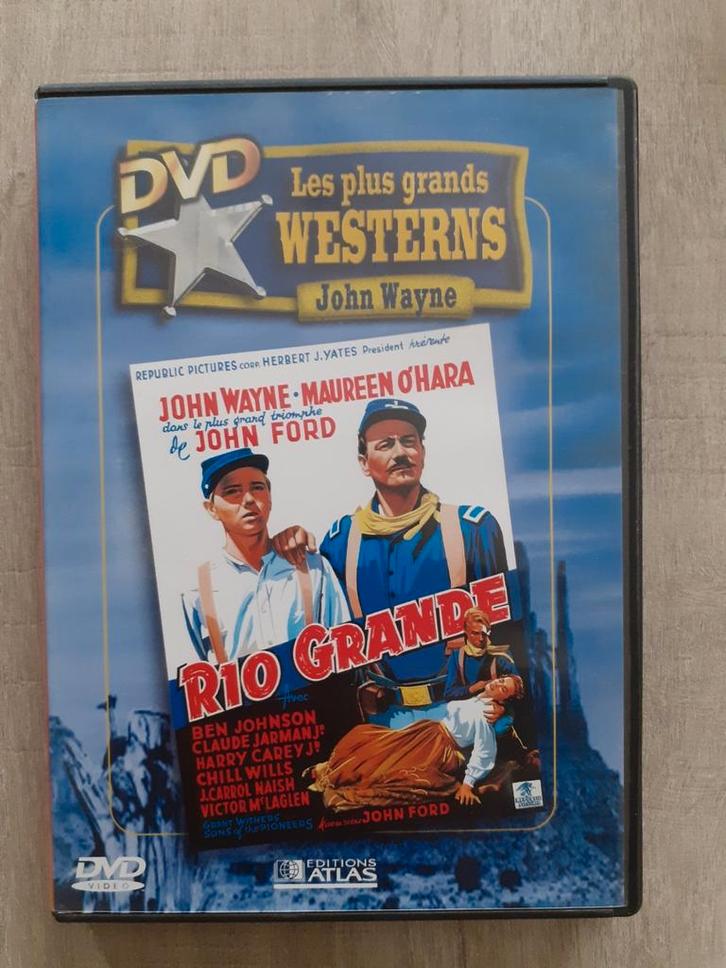 Rio Grande (John Ford- John Wayne) DVD, Cd's en Dvd's, Dvd's | Avontuur, Zo goed als nieuw, Ophalen of Verzenden