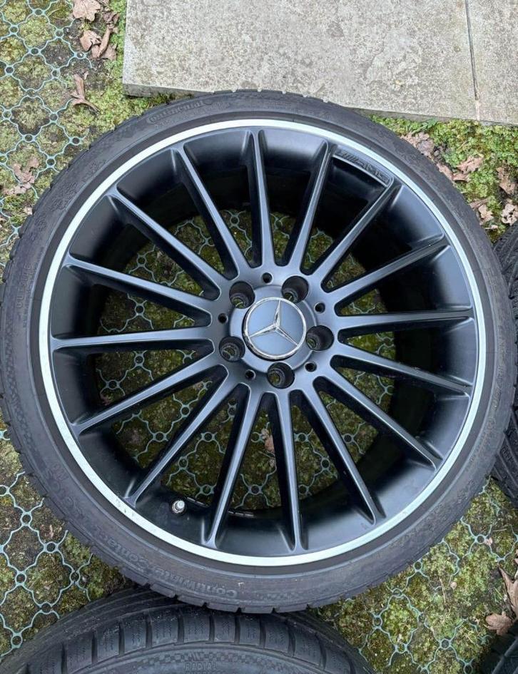 Jantes Mercedes AMG 45, Autos : Pièces & Accessoires, Pneus & Jantes, Pneus et Jantes, Pneus hiver, 19 pouces, 235 mm, Utilisé