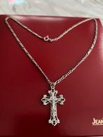 Zilveren ketting 925, Ophalen of Verzenden, Zo goed als nieuw, Zilver, Met hanger