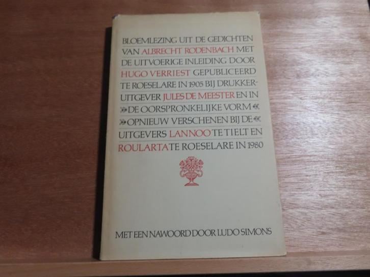 Bloemlezing uit de gedichten – Albrecht Rodenbach, Boeken, Gedichten en Poëzie, Gelezen, Eén auteur, Ophalen of Verzenden