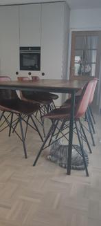 Eetkamerset Maison du Monde, 4 tot 6 stoelen, Gebruikt, Ophalen, Modern/ industrieel /vintage