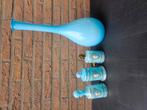 Vintage Franse Portieux Vallerysthal blauw opaline, Ophalen
