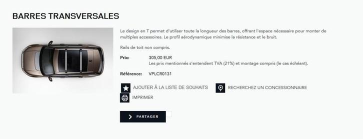 Dakdragers voor Land Rover Discovery Sport, Auto's, Land Rover, Particulier, Dakrails, Discovery, SUV of Terreinwagen, 5 deurs