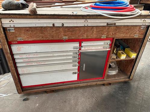 Zware gereedschapskist met hijsogen en vorkgaten, Doe-het-zelf en Bouw, Gereedschapskisten, Gebruikt, Ophalen