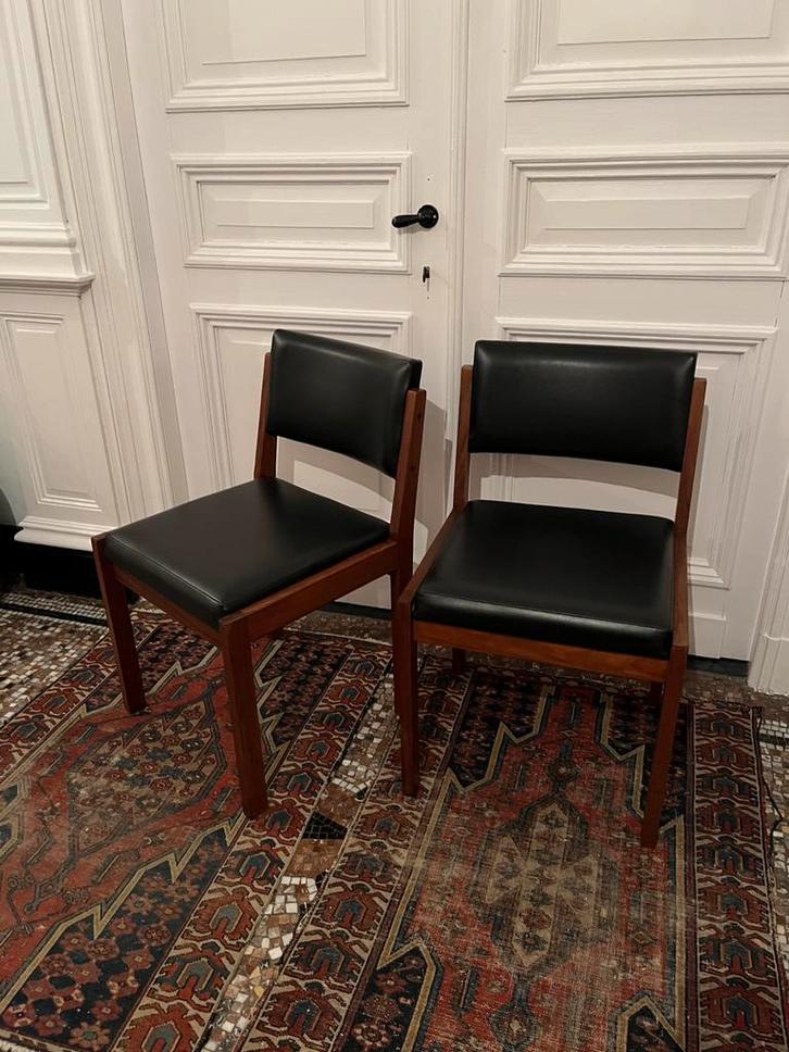 VINTAGE STOEL  STOELEN 2 STUKS KERSELAAR JAREN 70, Antiquités & Art, Antiquités | Meubles | Chaises & Canapés, Enlèvement