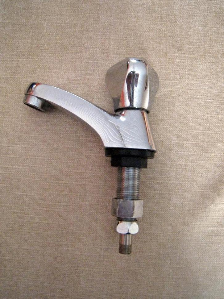 Grohé robinet + crépine 5/4 Auto, Bricolage & Construction, Sanitaire, Comme neuf, Robinet, Chrome, Enlèvement ou Envoi