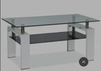 ⚡️️comme neuf table de salon avec double verre️⚡️, Maison & Meubles, Tables | Tables de salon, Comme neuf, 100 à 150 cm, Rectangulaire