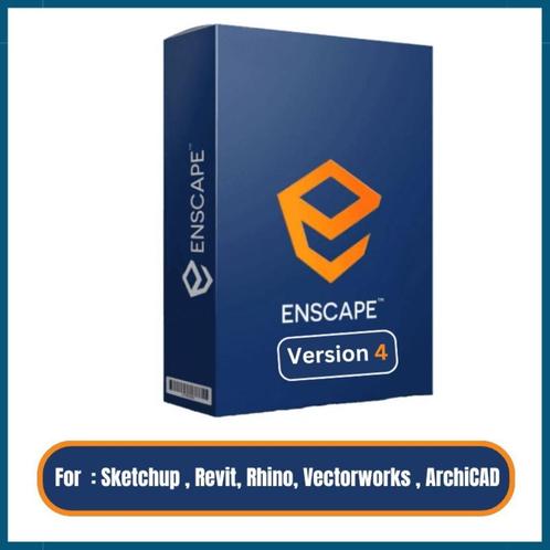 Enscape versie 4 voor Sketchup Volledige Versie, Computers en Software, Ontwerp- en Bewerkingssoftware, Nieuw, Windows, Ophalen