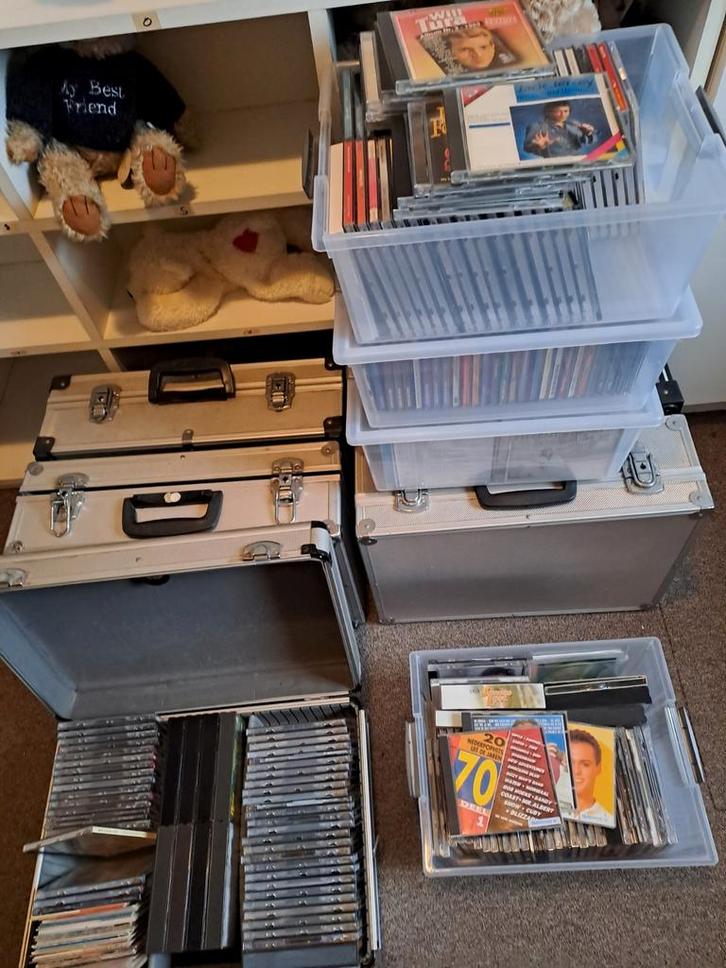 Lot van ongeveer 600 cd's - allerlei, Cd's en Dvd's, Cd's | Verzamelalbums, Nederlandstalig, Ophalen