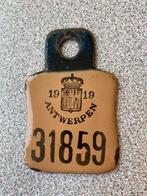 Fietsplaat 1919 Antwerpen, Verzamelen, Ophalen of Verzenden, Zo goed als nieuw