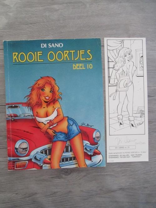 Rooie Oortjes deel 10 - ED 1995 + ex libris, Livres, BD, Utilisé, Une BD, Enlèvement ou Envoi