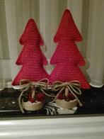 Kerstdecoratie - gehaakte kerstboompjes, Verzenden