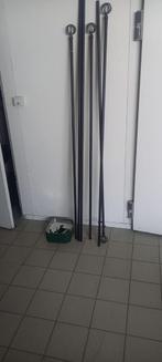 Roedes om overgordijnen op te hangen in zwart ijzer, Huis en Inrichting, Stoffering | Gordijnen en Lamellen, Ophalen, Zwart