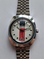 Diver duikhorloge vintage mechanisch 37mm heren horloge USA, Overige merken, Staal, Gebruikt, Ophalen of Verzenden