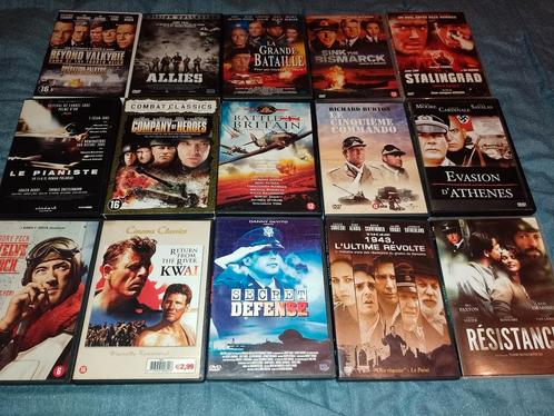 Te koop op dvd-lijst evoluerende oorlogsfilms, Cd's en Dvd's, Dvd's | Actie, Zo goed als nieuw, Oorlog, Alle leeftijden, Ophalen of Verzenden