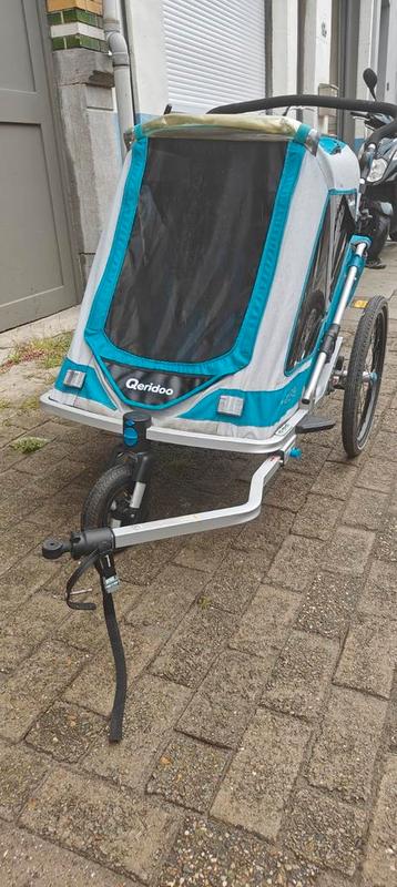 Remorque à vélo Qeridoo Speedkid 2 en édition limitée, parfa