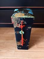 MOOI CHINEES HOUTEN OPBERGDOOS, Verzamelen, Blikken, Ophalen of Verzenden, Zo goed als nieuw
