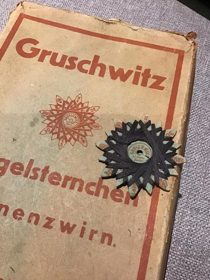 1 stuk Gruschwitz garen WO2 luftwaffe, Verzamelen, Militaria | Tweede Wereldoorlog, Luchtmacht, Overige typen, Ophalen of Verzenden