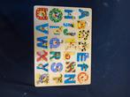 Houten alfabet legpuzzel, Kinderen en Baby's, Ophalen, Zo goed als nieuw