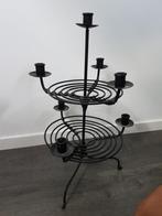 kandelaar met schaal, Ophalen, Overige materialen, 50 tot 75 cm, Zwart
