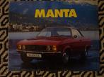 originele brochure opel manta A, Enlèvement, Comme neuf, Opel