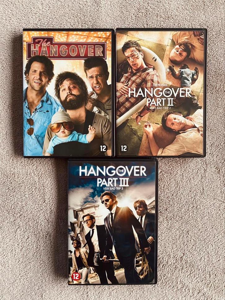 The Hangover Trilogie, Cd's en Dvd's, Dvd's | Komedie, Zo goed als nieuw, Actiekomedie, Vanaf 12 jaar, Ophalen of Verzenden