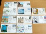 Frankrijk : 17 FDC's / Bruggen, Ophalen of Verzenden