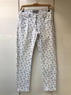 Pantalon blanc à fleurs bleues Cecil - Taille 26 --, Vêtements | Femmes, Comme neuf, Taille 36 (S), Cecil, Enlèvement ou Envoi