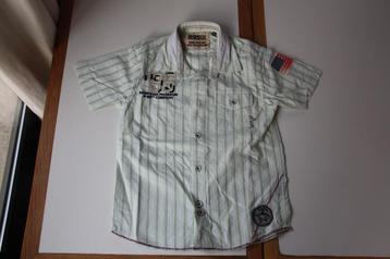 River woods r95 hemd groen gestreept 8 jaar nieuw, River woods, Overhemd of Blouse, Nieuw, Ophalen of Verzenden