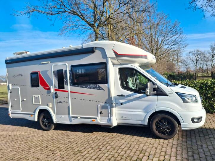 Challenger bouwjaar 2022 170 pk automaat, Caravans en Kamperen, Mobilhomes, Bedrijf, Challenger, Automaat, Hordeur, Raamblindering