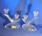 paire de chandelier en cristal, Antiquités & Art, Cristal, Enlèvement ou Envoi