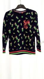 Tom-Du sweater donker blauw maat 140-146, Meisje, Trui of Vest, Zo goed als nieuw, TOM DU