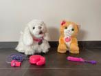 FurReal Friends kat & hond, Kinderen en Baby's, Speelgoed | Knuffels en Pluche, Ophalen, Zo goed als nieuw, Hond