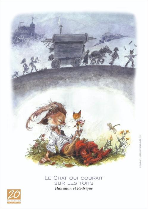 Ex-libris - Le chat qui courait sur les toits - René Hausman, Boeken, Stripverhalen, Ophalen of Verzenden