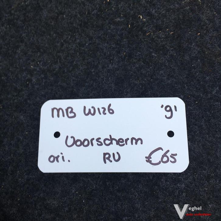 Mercedes W126 1991 Voorscherm Rechtsvoor met werk origineel, Auto-onderdelen, Carrosserie, Spatbord, Gebruikt, Ophalen