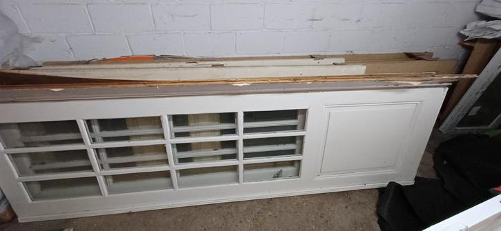 Authentieke, houten binnendeuren Herenhuis, Doe-het-zelf en Bouw, Deuren en Vliegenramen, Glas, Hout, Ophalen