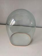 Antieke glazen bol (18/18 cm), Huis en Inrichting, Woonaccessoires | Stolpen, Ophalen, Zo goed als nieuw