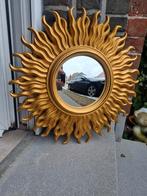 Vintage zonnespiegel 48 cm bol glas, Minder dan 50 cm, Gebruikt, Rond, Ophalen of Verzenden