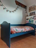 Kinderbed Small World by Marlip - donkerblauw - meegroeibed, 70 tot 85 cm, 140 tot 160 cm, Zo goed als nieuw, Ophalen