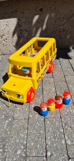 Vintage schoolbus fisher price 2 stuks, Kinderen en Baby's, Speelgoed | Fisher-Price, Ophalen of Verzenden, Gebruikt