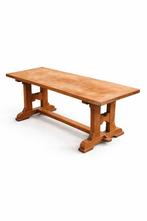 Table de monastère/table à tréteaux en chêne massif - très r, Maison & Meubles, Tables | Tables à manger, Comme neuf, Enlèvement