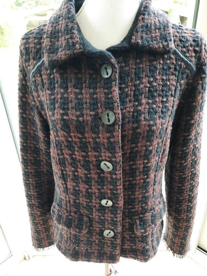 Stijlvol jasje MARCCAIN - 5, Kleding | Dames, Jasjes, Kostuums en Pakken, Zo goed als nieuw, Jasje, Maat 42/44 (L), Zwart, Ophalen of Verzenden