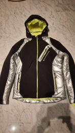 Peak Mountain tweekleurige ski-jas zwart-zilver L, Overige kleuren, Ophalen of Verzenden, Zo goed als nieuw, PEAK MOUNTAIN