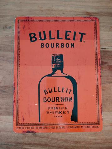 Plaque publicitaire Bulleit Bourbon 
