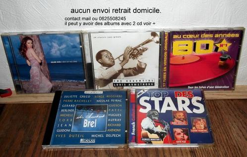 10€ le 2eme carton de 80 cd pour brocante., Diversen, Rommelmarktspullen, Gebruikt, Ophalen