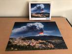 Puzzel Clementoni 1000 stukjes: vulkaan, Ophalen of Verzenden, 500 t/m 1500 stukjes, Zo goed als nieuw, Legpuzzel